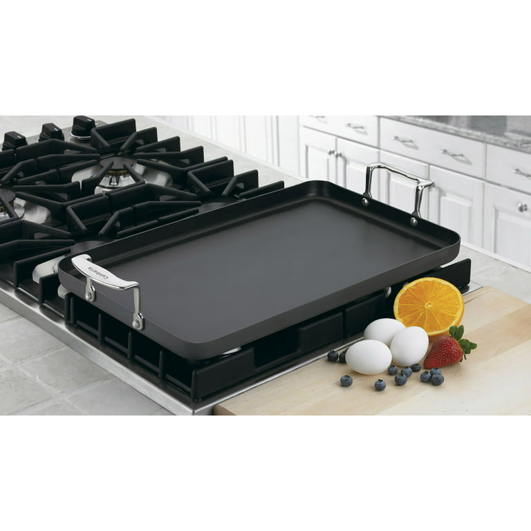 Cuisinart Chef's Classic Nonstick Hard-Anodized 13 X 20 in Double Burner Griddle